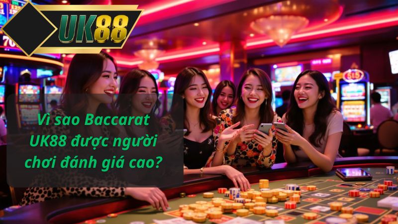 Vì sao Baccarat UK88 được người chơi đánh giá cao?